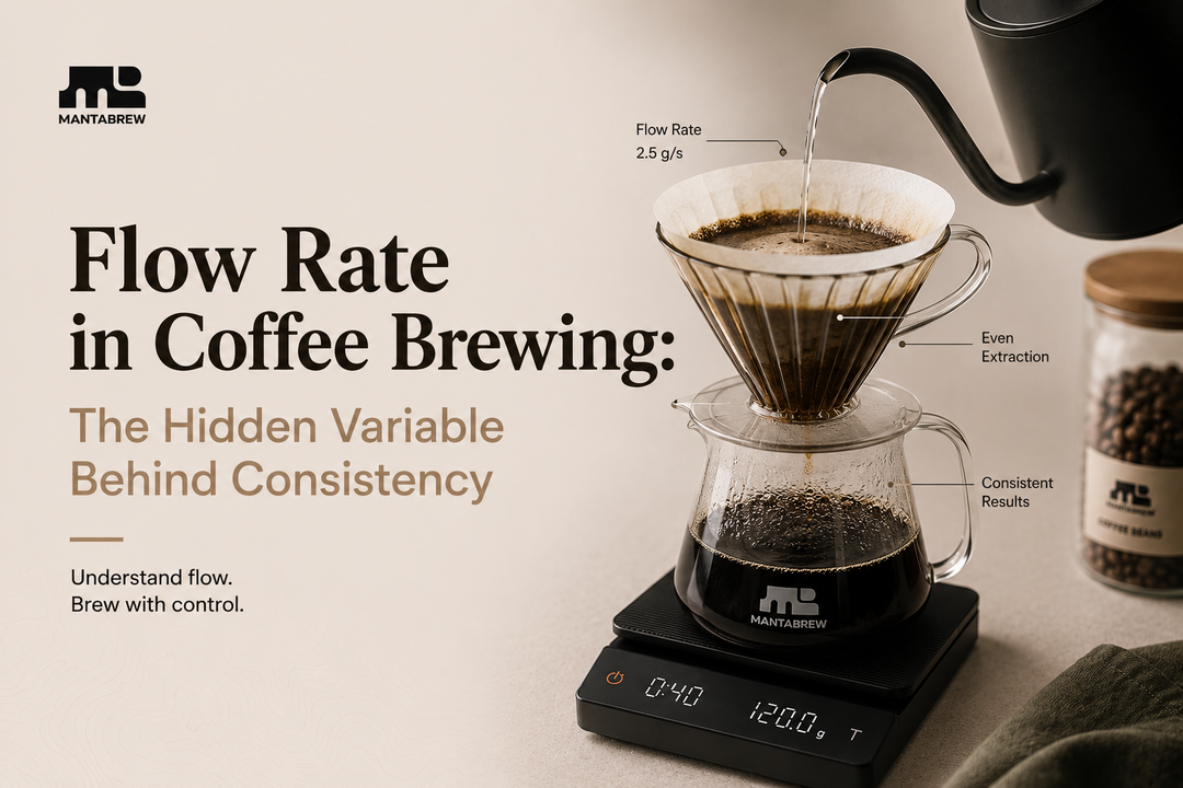 Flow Rate in Coffee Brewing: The Hidden Variable Behind Consistency MANTABREW