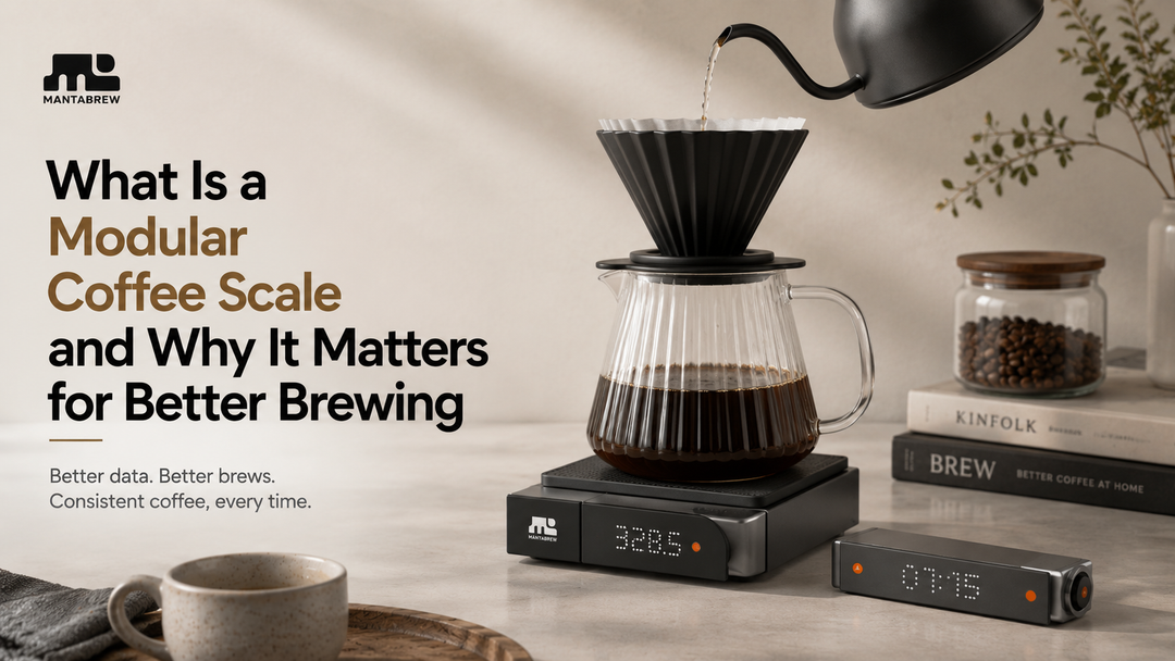What Is a Modular Coffee Scale and Why It Matters for Better Brewing MANTABREW