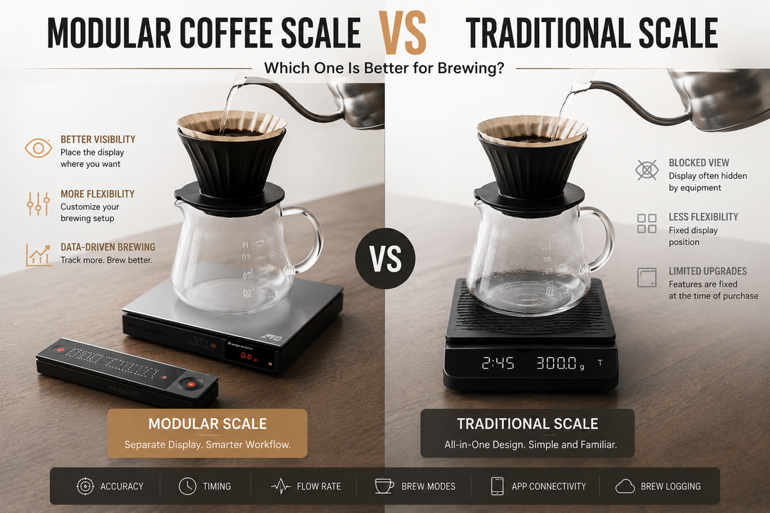 Modular Coffee Scale vs Traditional Scale: Which One Is Better for Brewing? MANTABREW