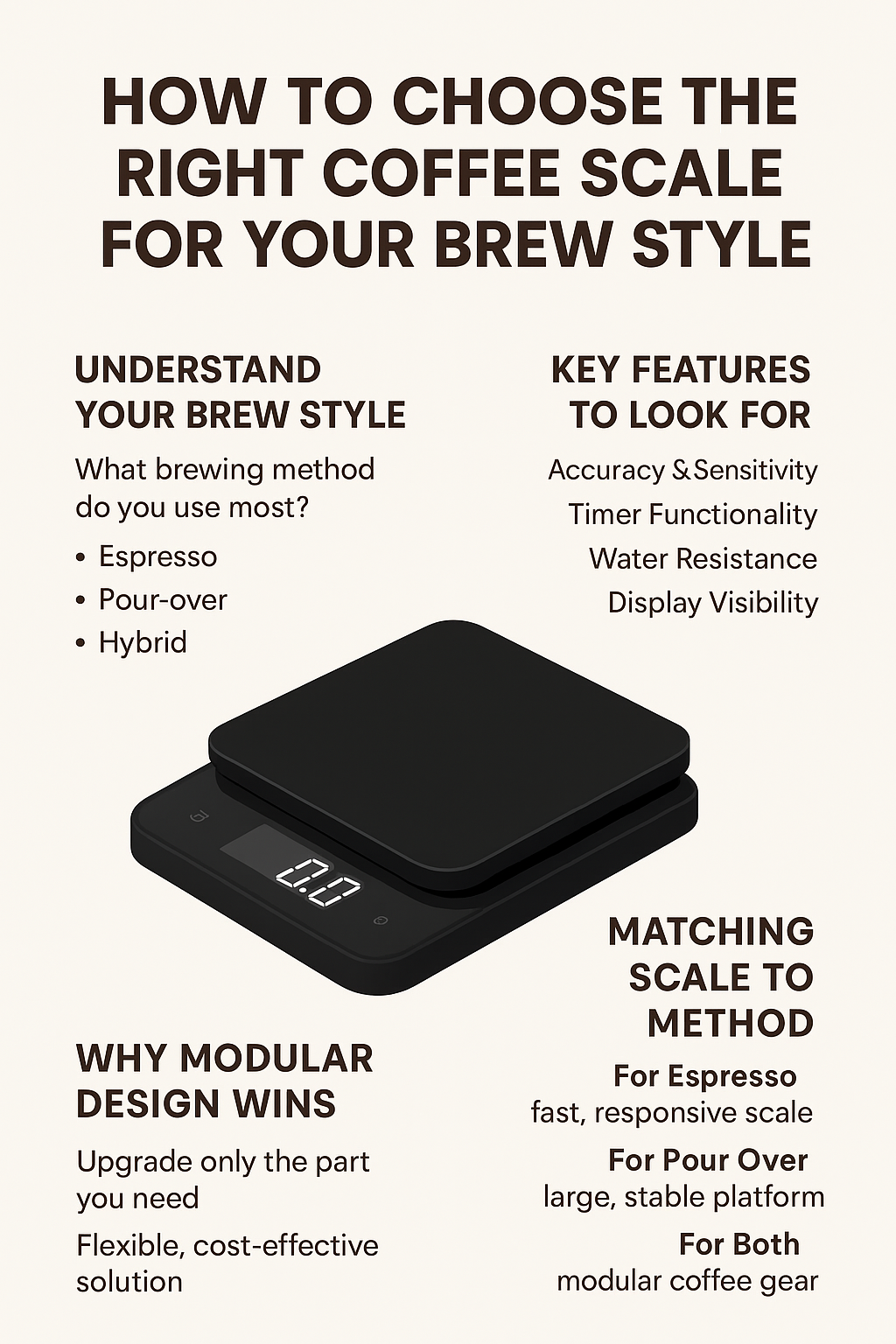 How to Choose the Right Coffee Scale for Your Brew Style – MANTABREW