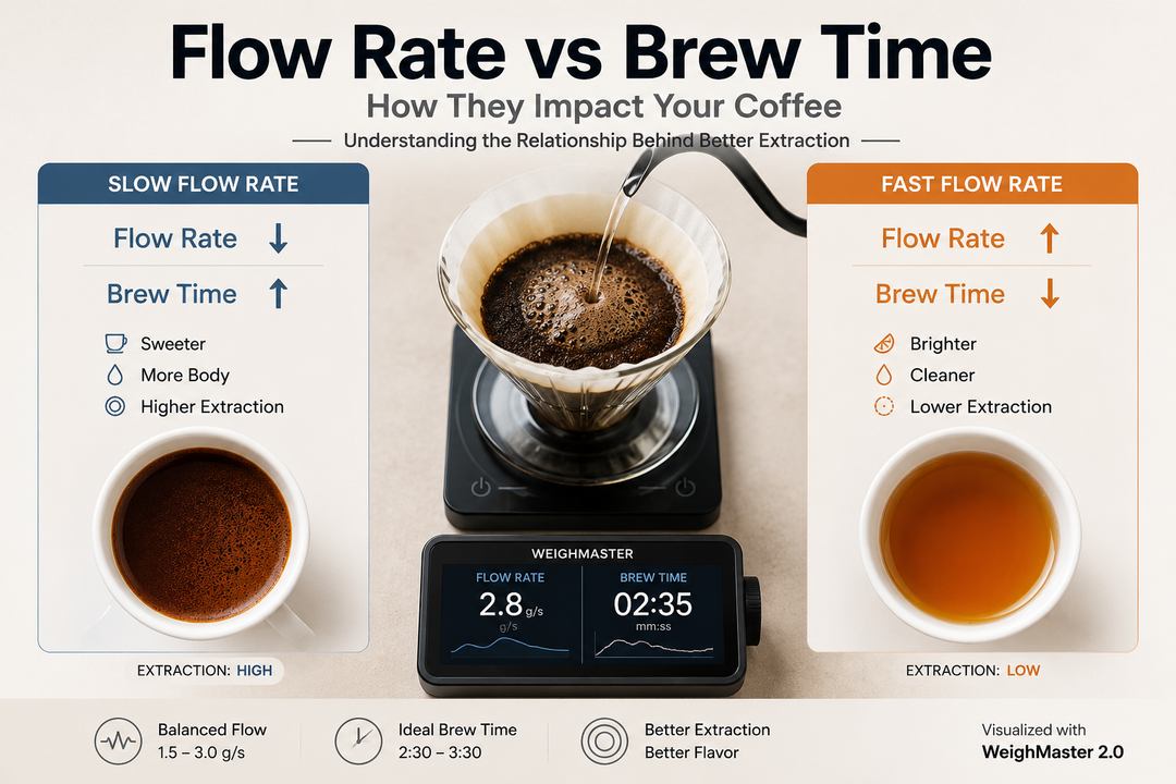 Flow Rate vs Brew Time: How They Impact Your Coffee