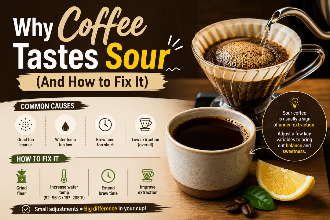 Why Coffee Tastes Sour (And How to Fix It) MANTABREW