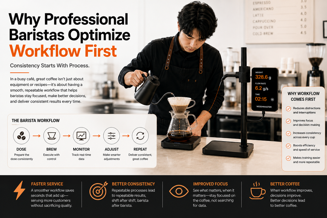 Why Professional Baristas Optimize Workflow First MANTABREW