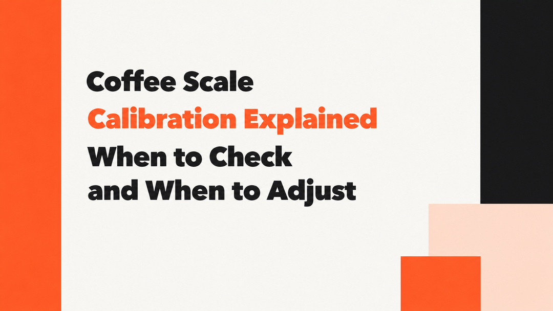 Coffee Scale Calibration Explained MANTABREW