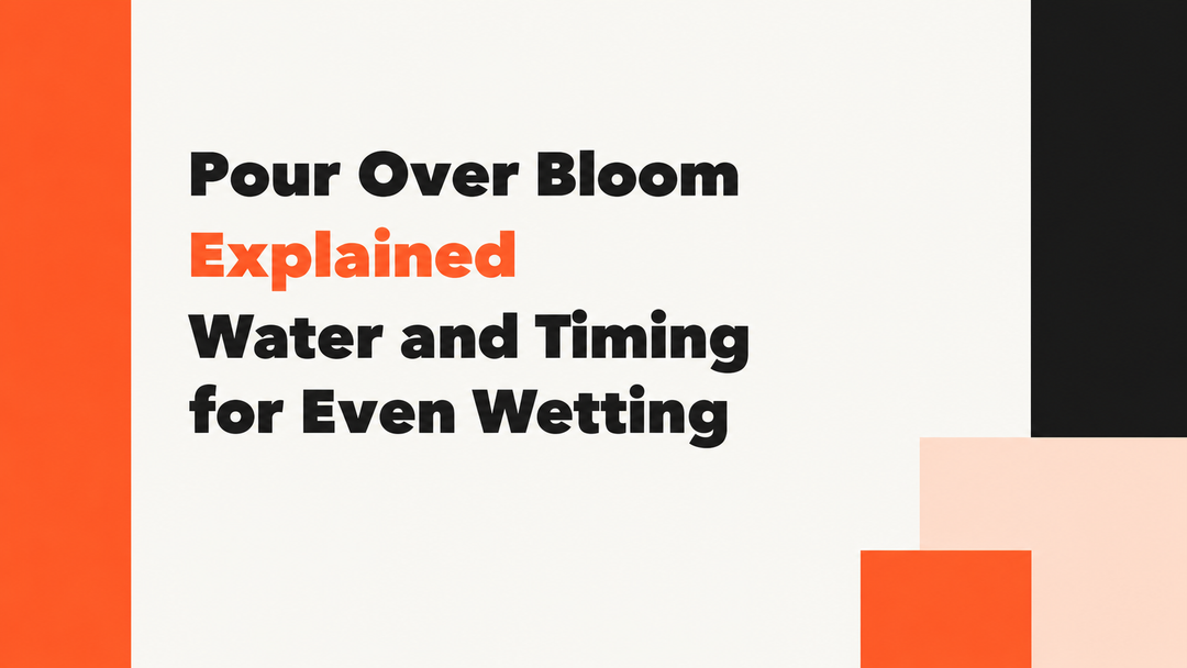 Pour Over Bloom Explained MANTABREW
