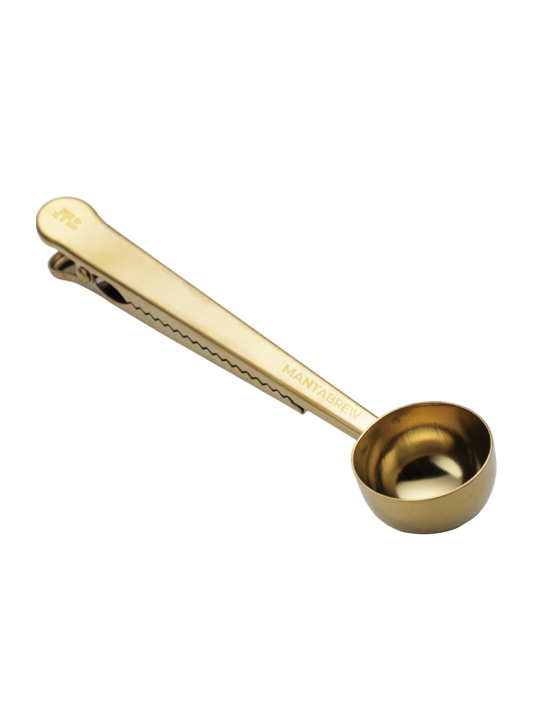2-in-1 Stainless Steel Coffee Scoop & Bag Clip MANTABREW