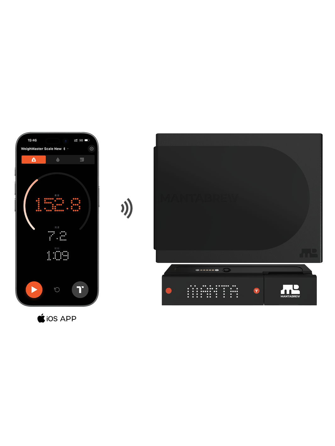 WeighMaster Coffee Scale 2.0 MANTABREW