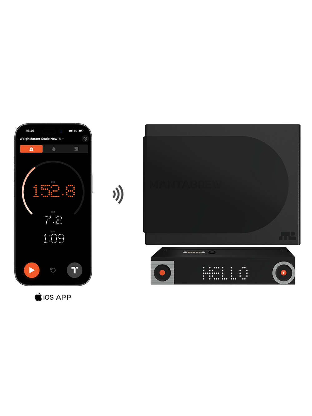 WeighMaster Coffee Scale 2.0 MANTABREW