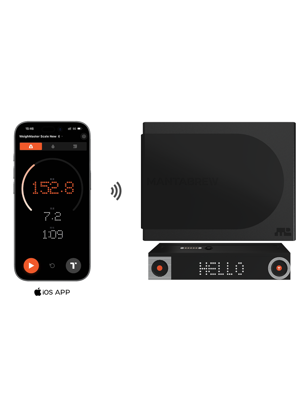 WeighMaster Coffee Scale 2.0 MANTABREW