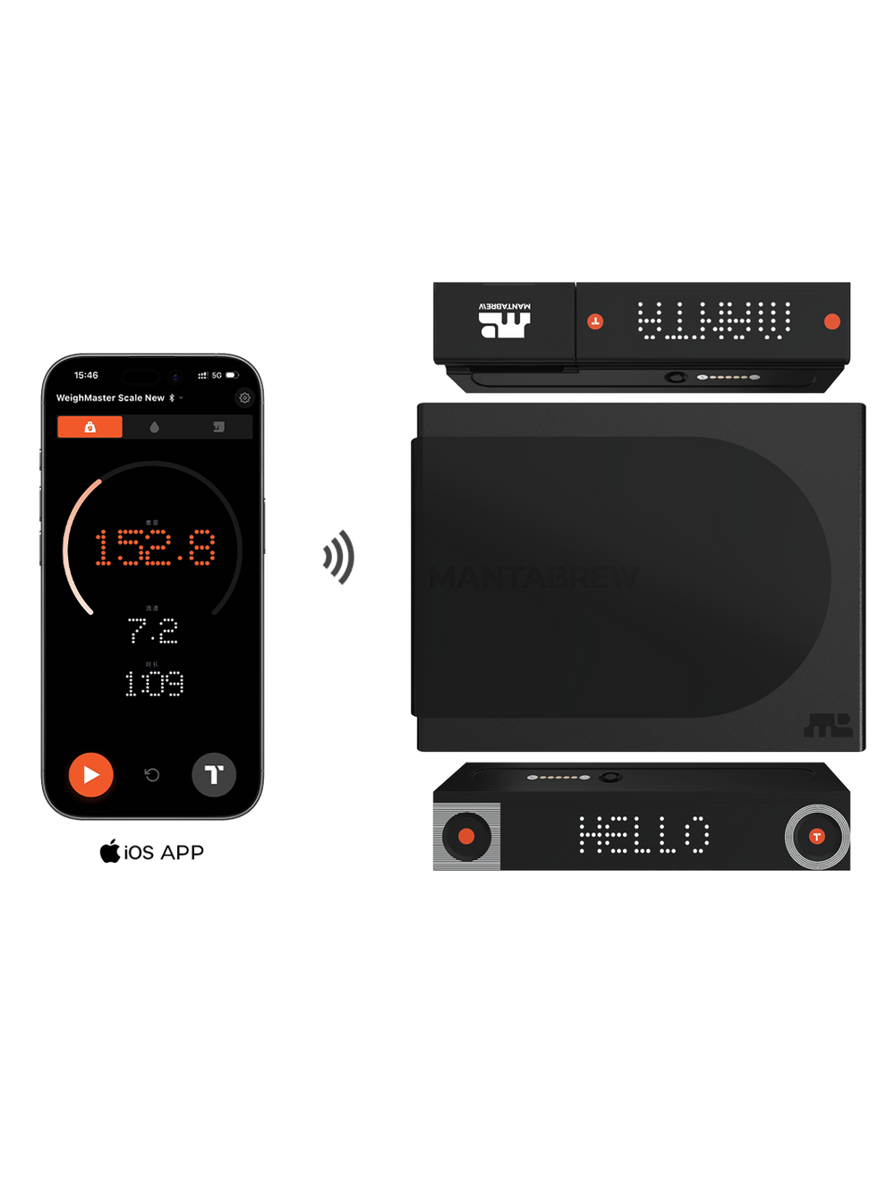 WeighMaster Coffee Scale 2.0 MANTABREW