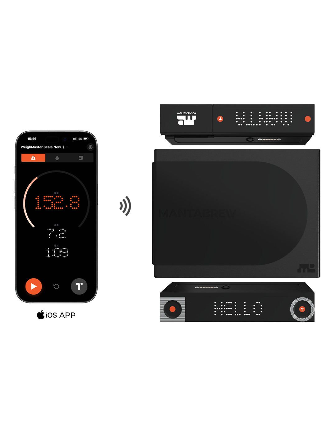 WeighMaster Coffee Scale 2.0 MANTABREW